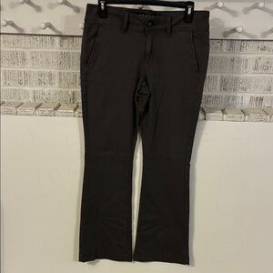 American Eagle Outfitters Women’s Dark Gray Flare Pants 10 Short